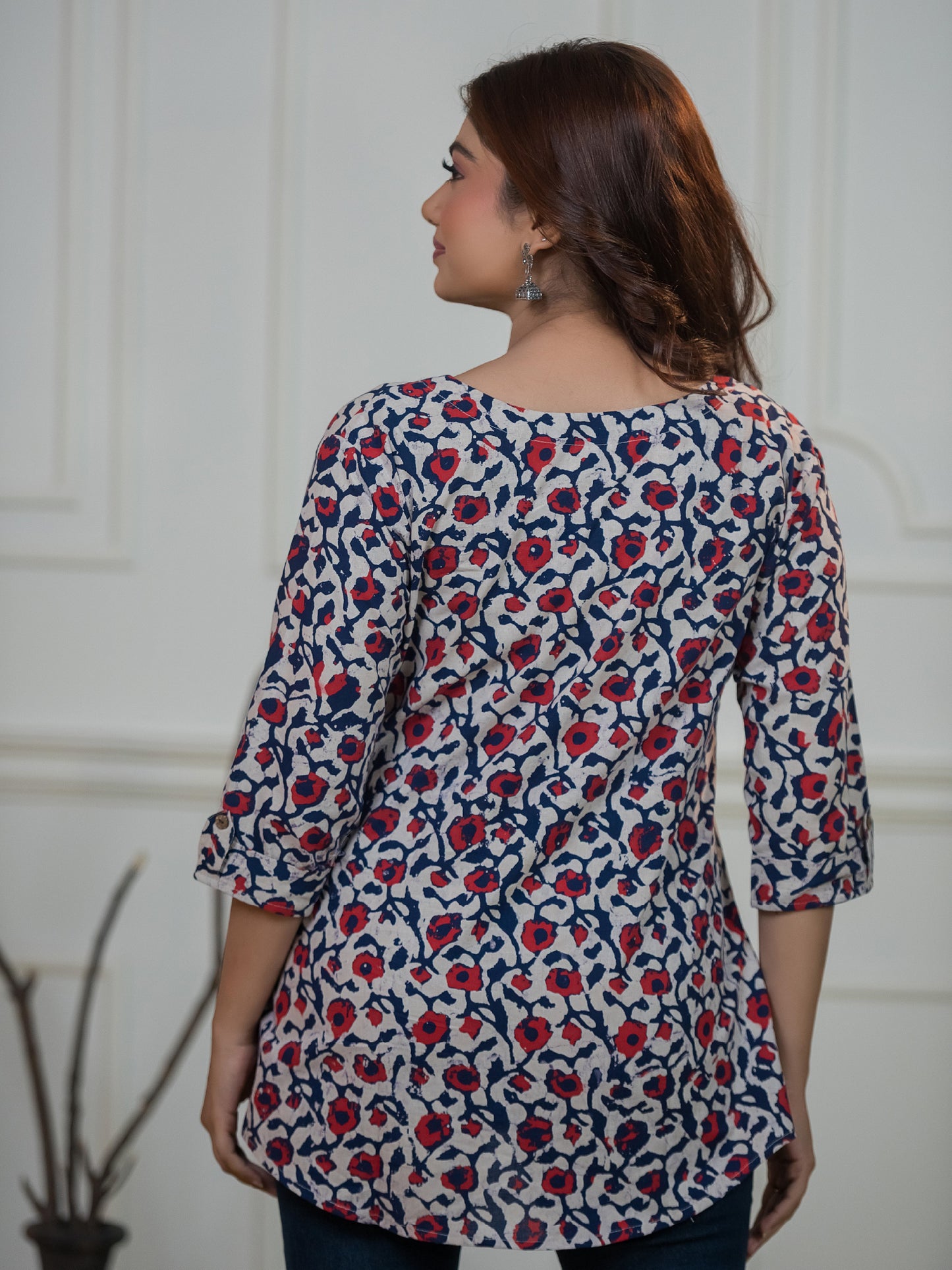 The Kalam-Pushp Short Kurti