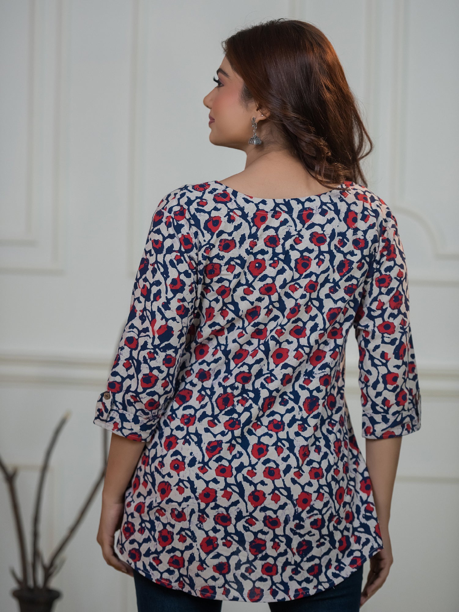 The Kalam-Pushp Short Kurti
