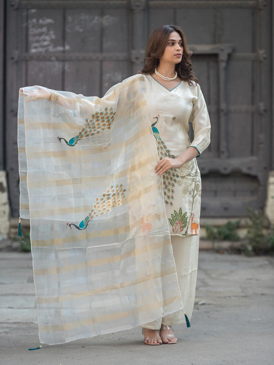The Mayur-Vana Royal Silk Set