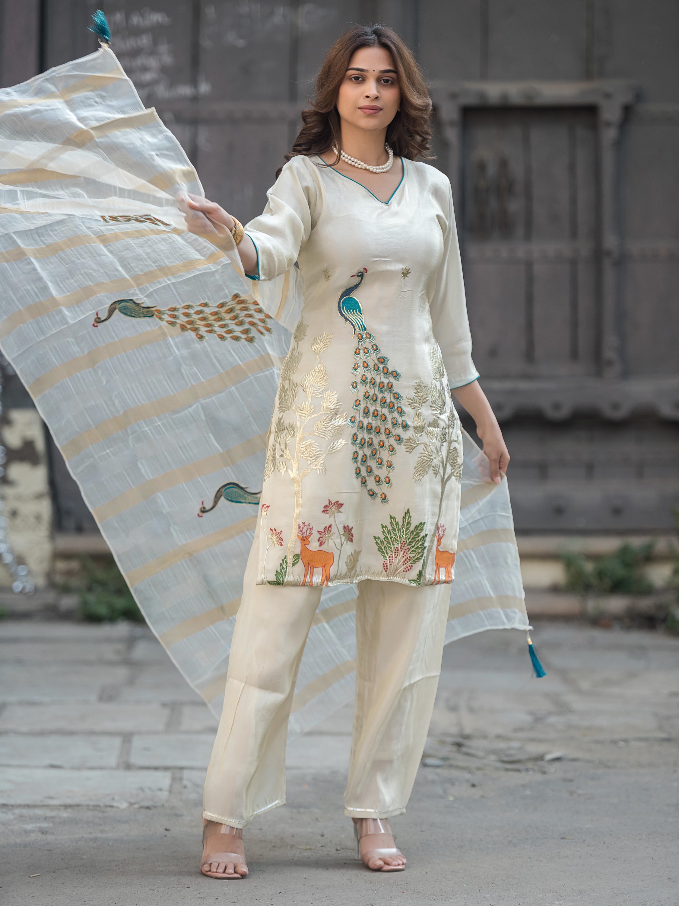 The Mayur-Vana Royal Silk Set