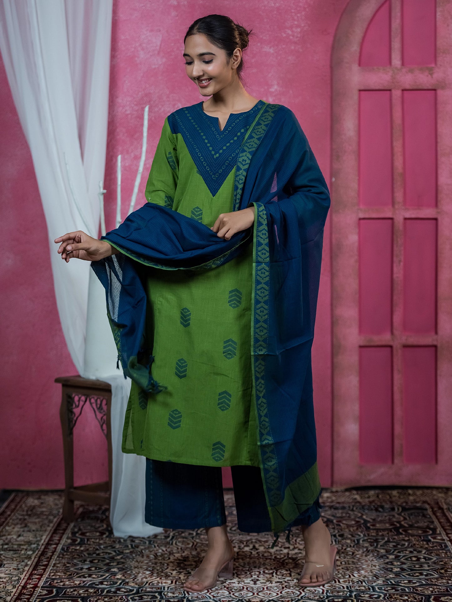 The Mudra Geometric Heritage Suit