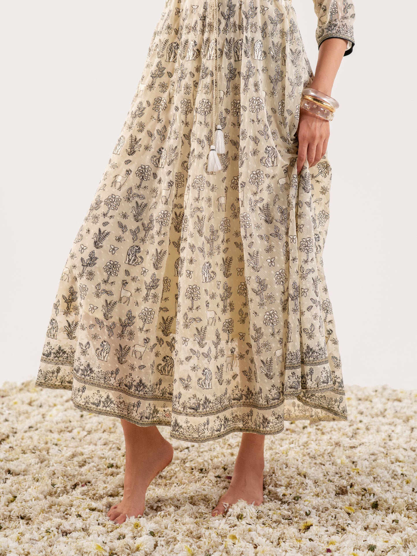 The Noor Dobby-Texture Artisan Gown