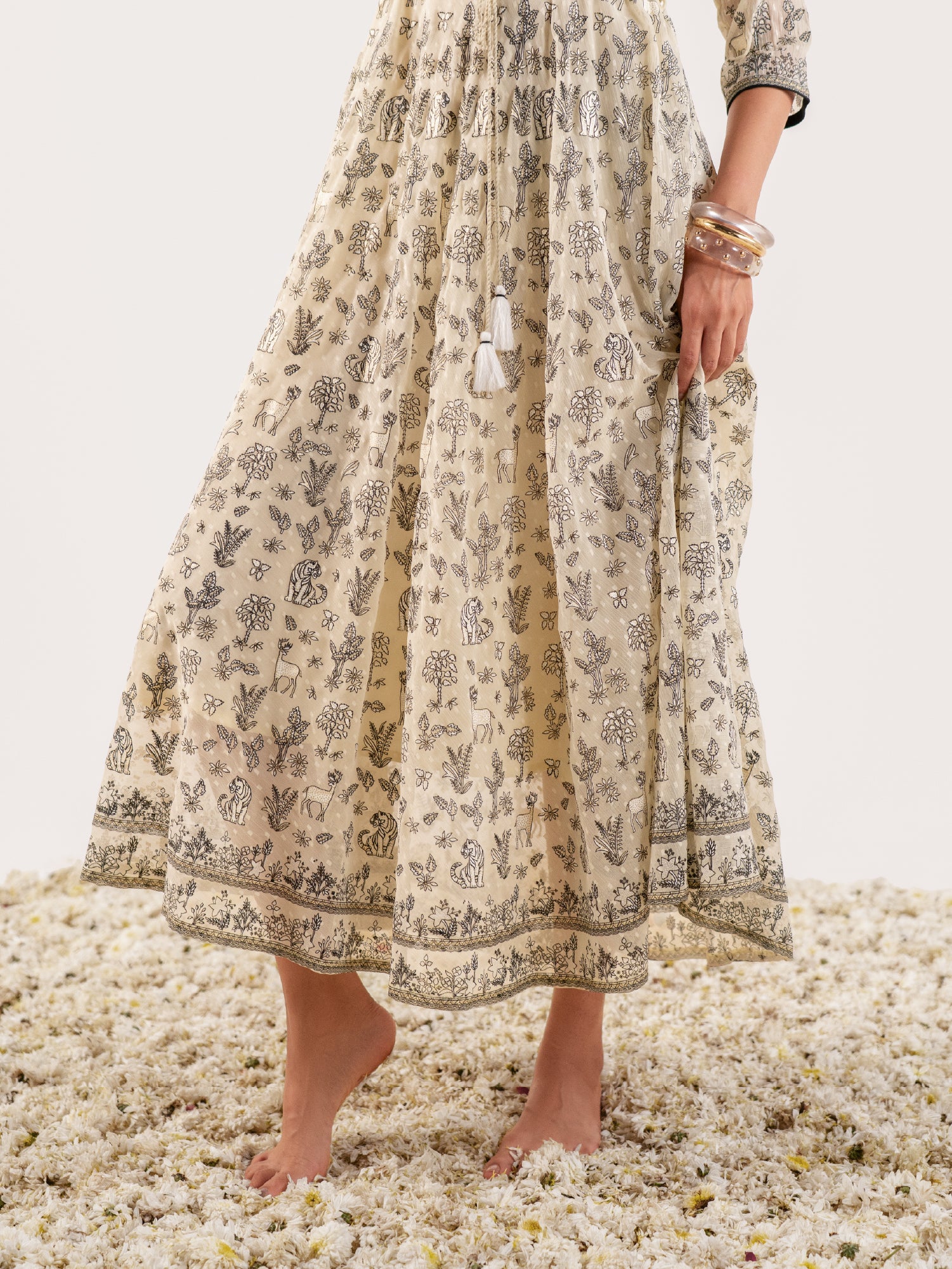 The Noor Dobby-Texture Artisan Gown