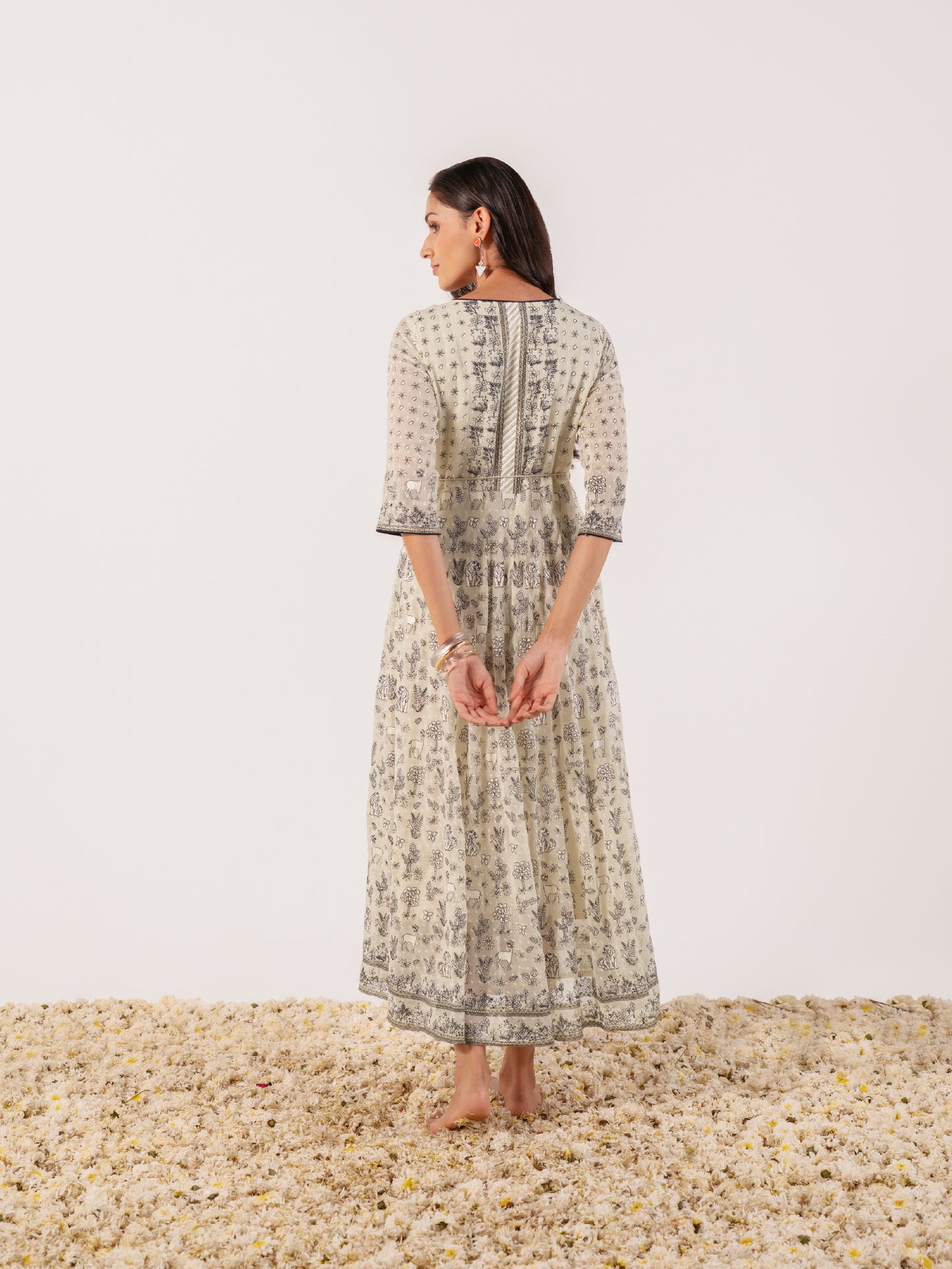 The Noor Dobby-Texture Artisan Gown