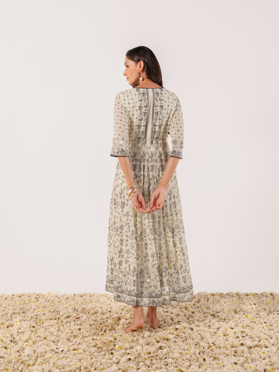 The Noor Dobby-Texture Artisan Gown
