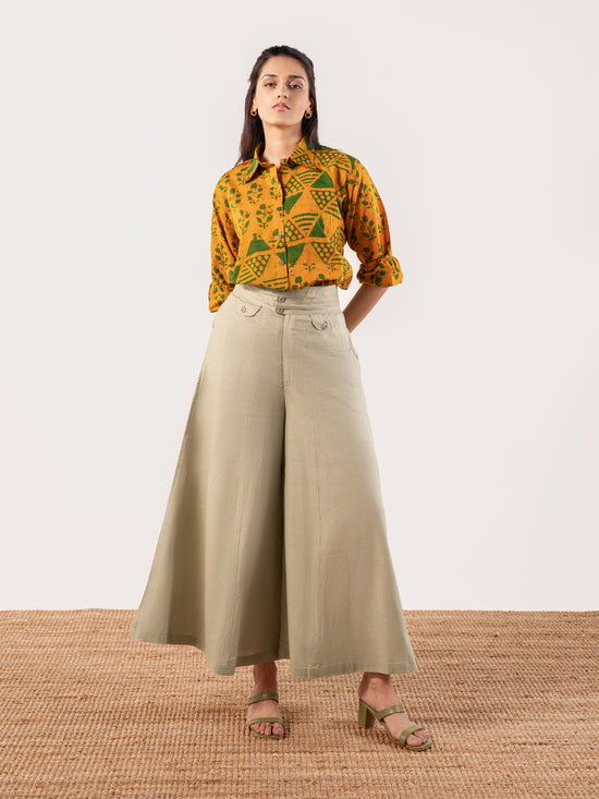 The Ojas Ajrakh Tunic Set