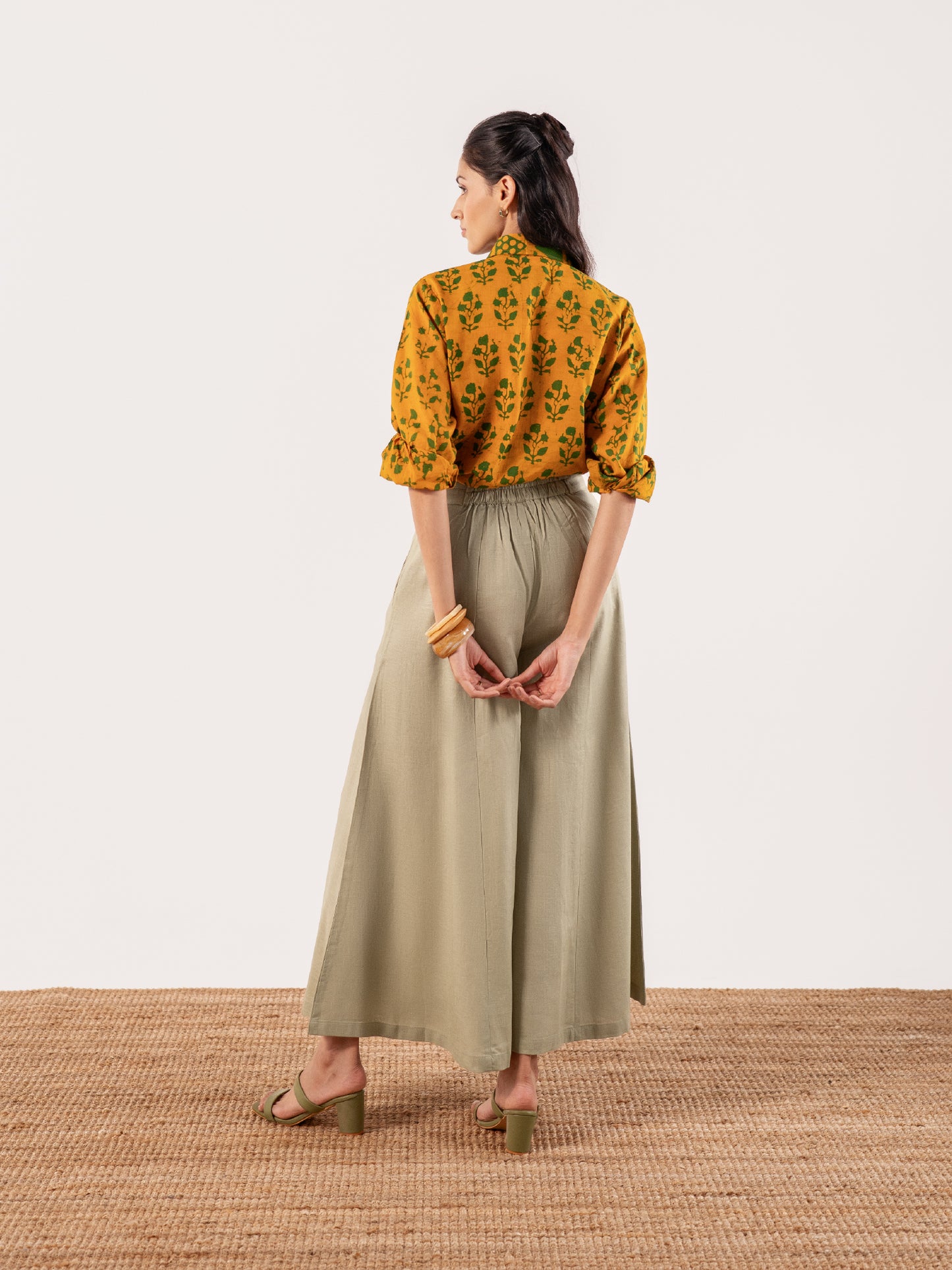 The Ojas Ajrakh Tunic Set