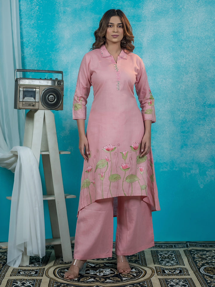 The 'Pankhuri' Pink Ensemble