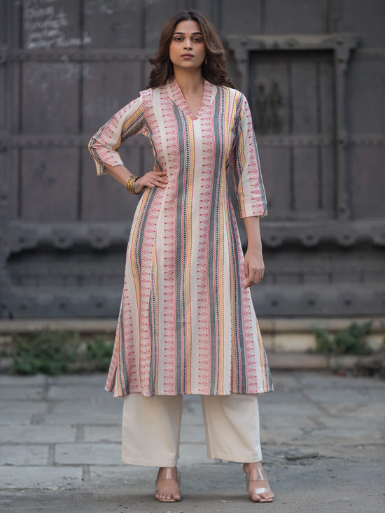The Rekha Tribal Stripe Set