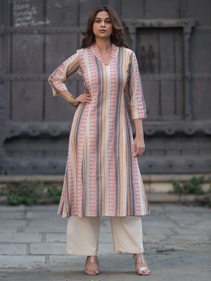 The Rekha Tribal Stripe Set