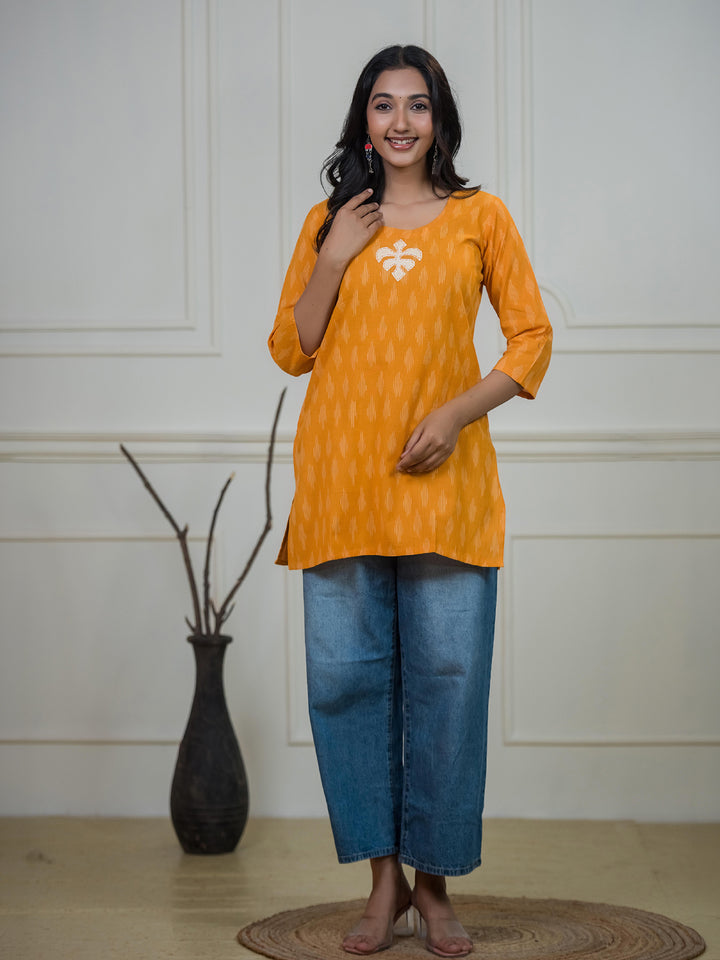 The Surya-Jyoti Ikat Tunic
