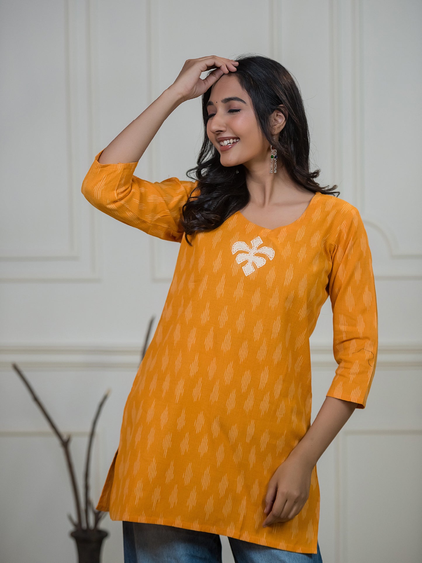 The Surya-Jyoti Ikat Tunic