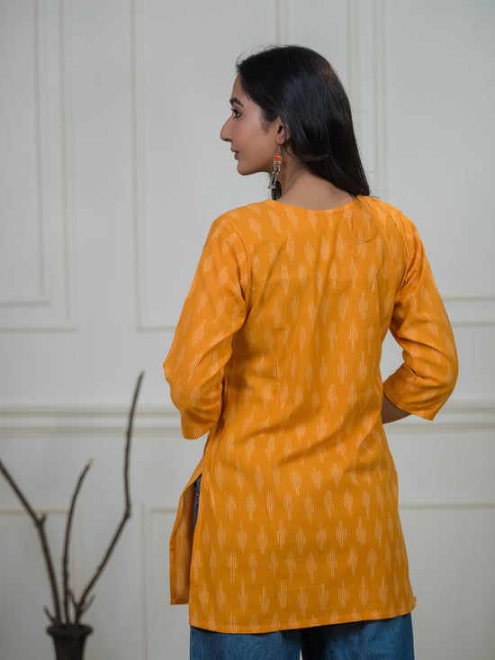 The Surya-Jyoti Ikat Tunic