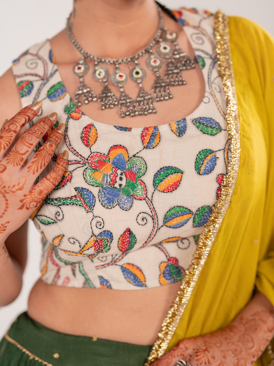 The Jorhat-Kantha Chaniya Choli Set