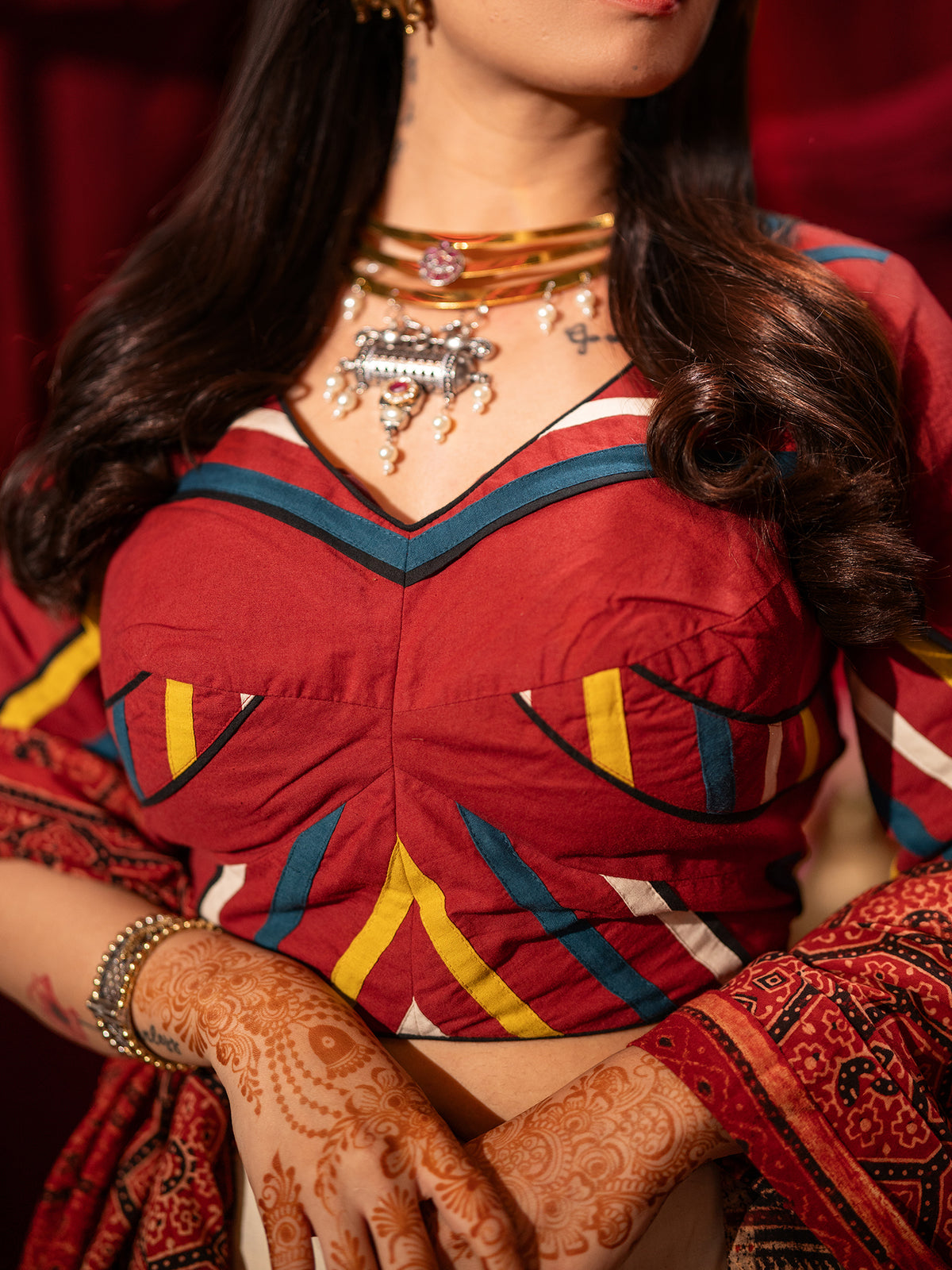 Sindoori Gamthi Chaniya Choli Set