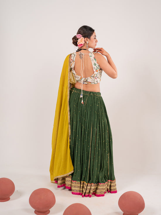 The Jorhat-Kantha Chaniya Choli Set