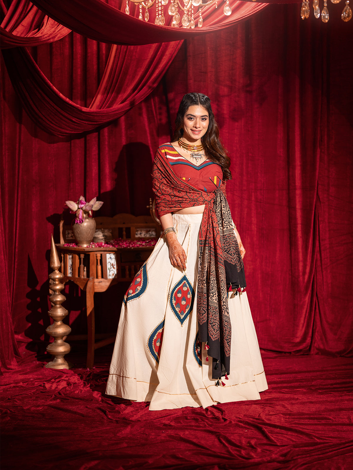 Sindoori Gamthi Chaniya Choli Set