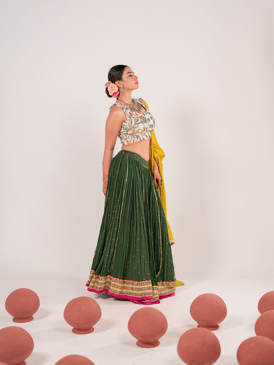 The Jorhat-Kantha Chaniya Choli Set
