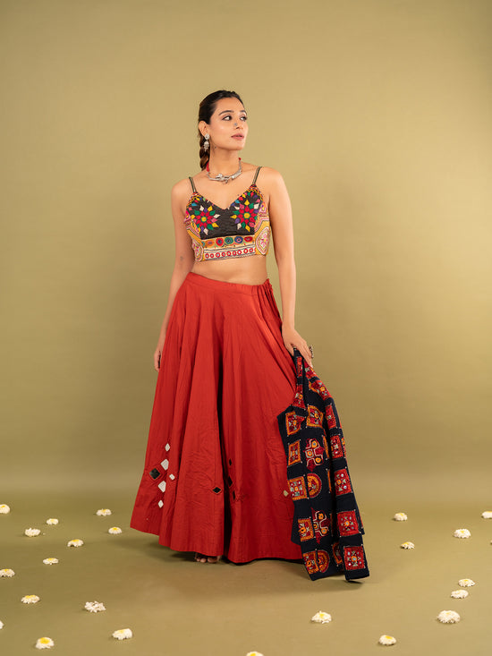 Rabari Artisan Chaniya Choli with Blazer