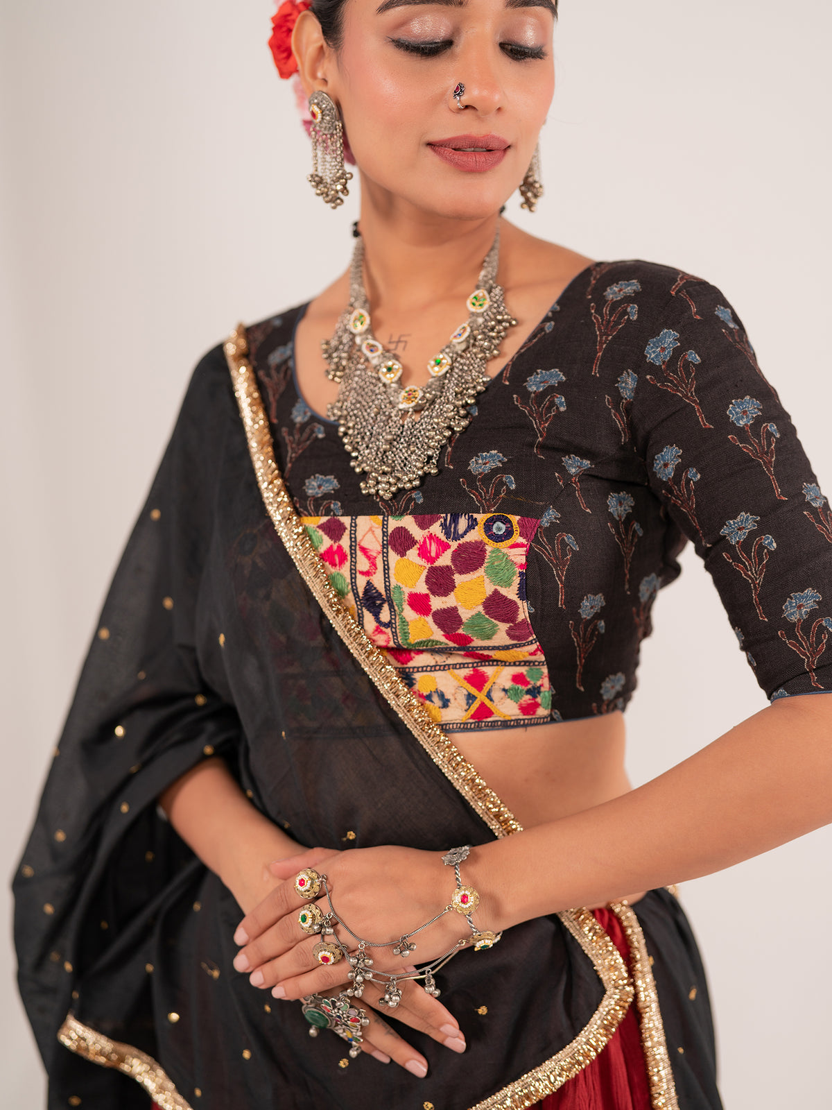 The Dark Sunset Chaniya Choli Set