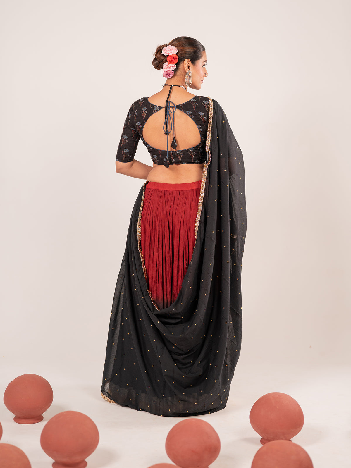 The Dark Sunset Chaniya Choli Set