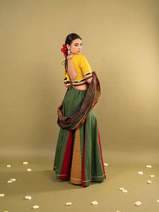 Kutchi Hariyali Chaniya Choli Set