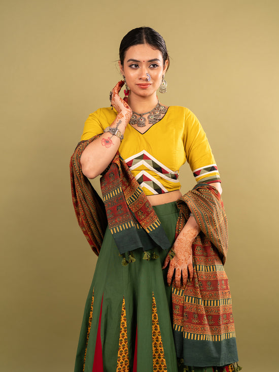Kutchi Hariyali Chaniya Choli Set