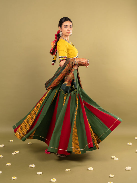 Kutchi Hariyali Chaniya Choli Set