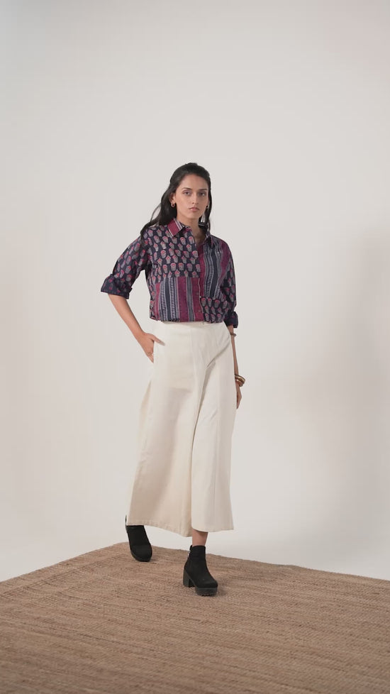 The Indigo-Patra Ajrakh Set