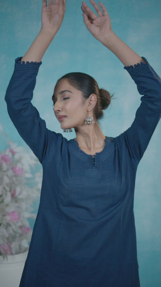 The Sanjh Slub Cotton 3-Piece