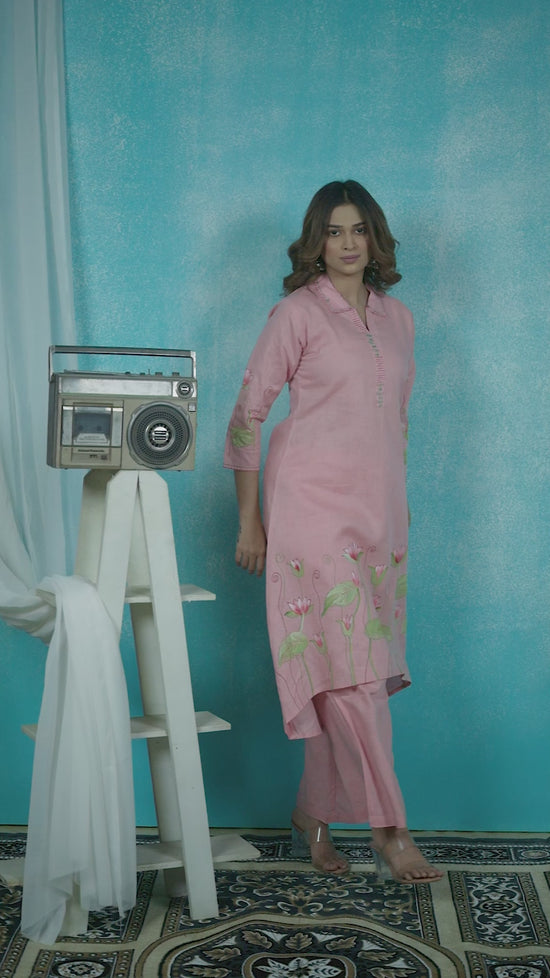 The 'Pankhuri' Pink Ensemble