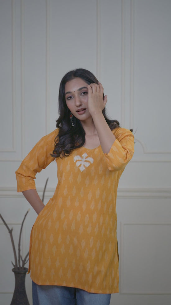 The Surya-Jyoti Ikat Tunic