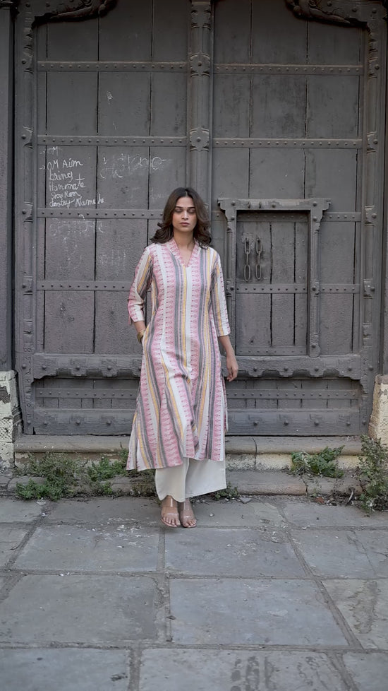 The Rekha Tribal Stripe Set